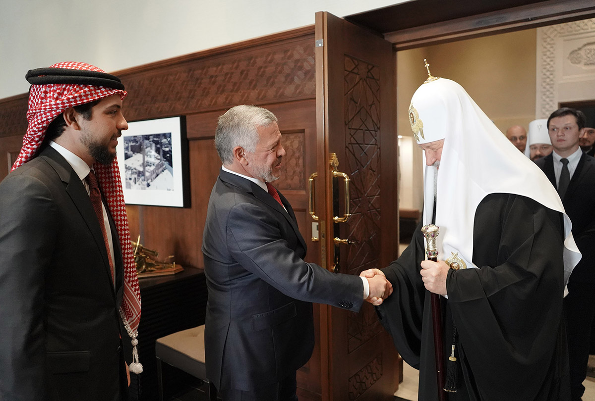 King meets Patriarch Kirill of Russia