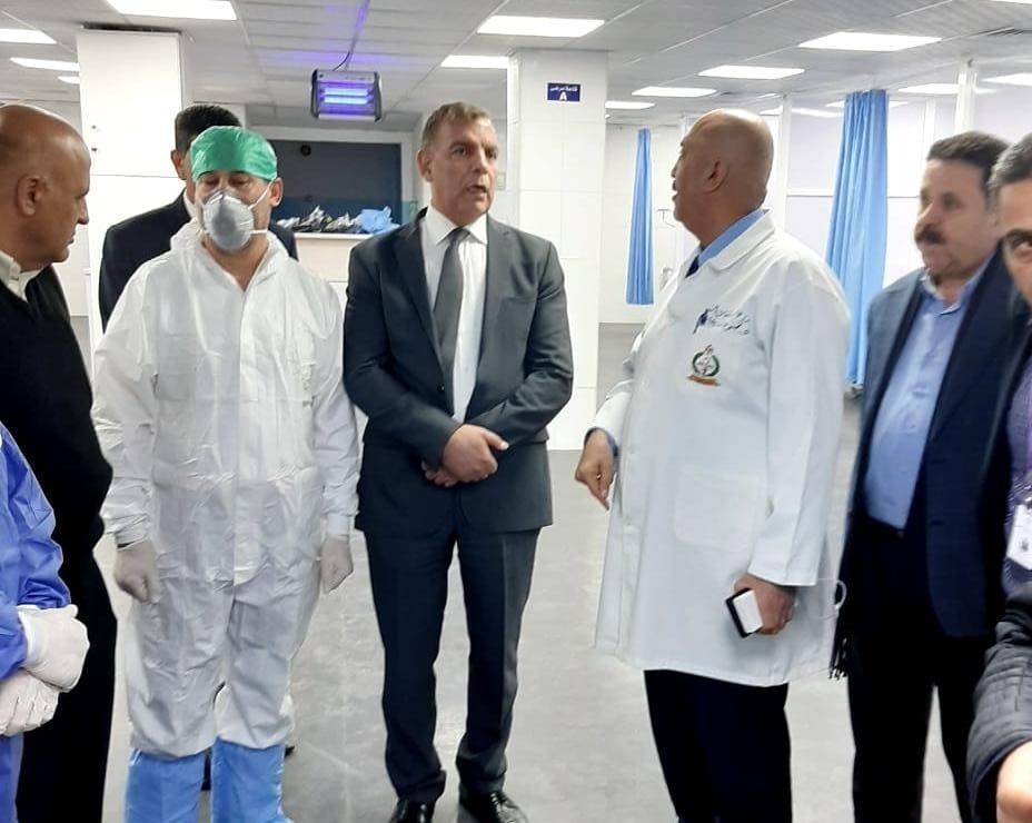 Health minister examines quarantine center in Al-Bashir Hospital