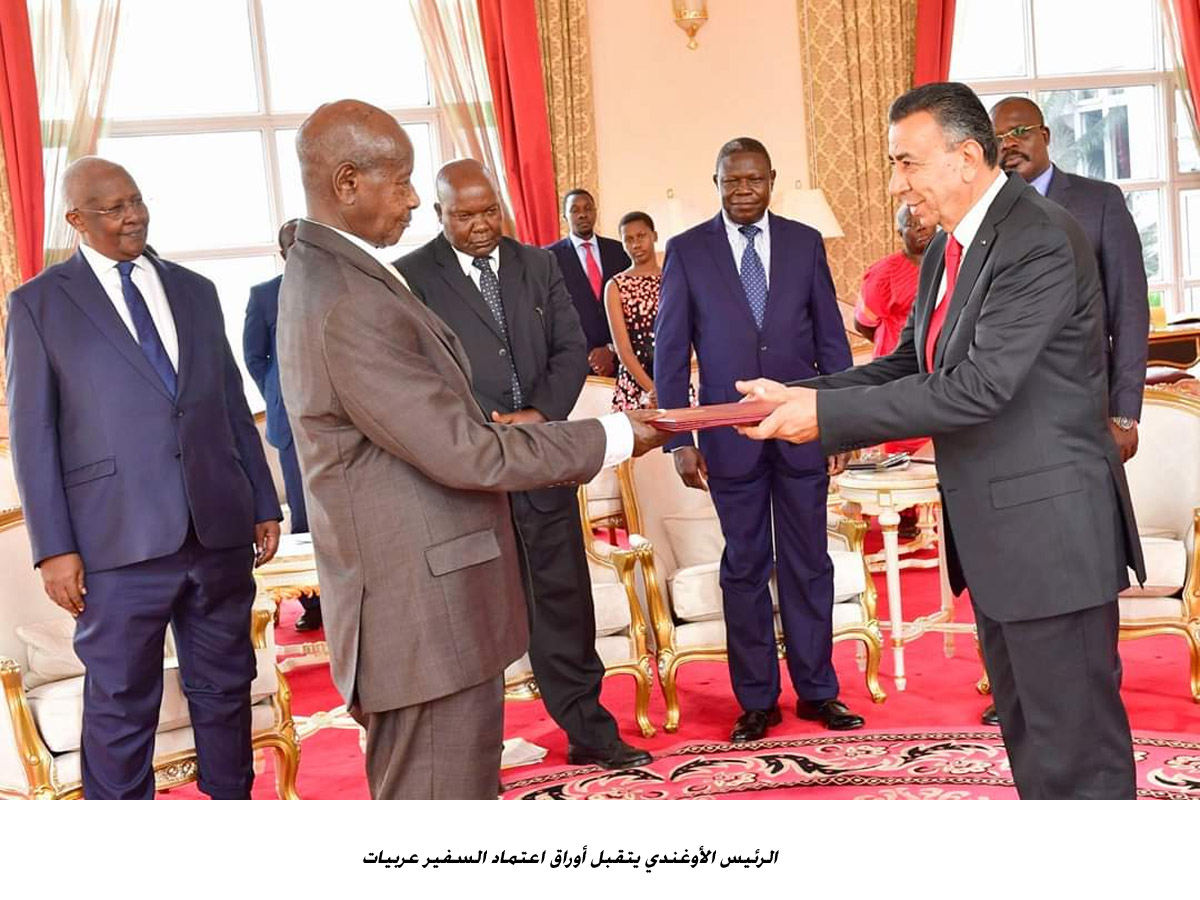 Jordanian ambassador presents credentials to Ugandan President