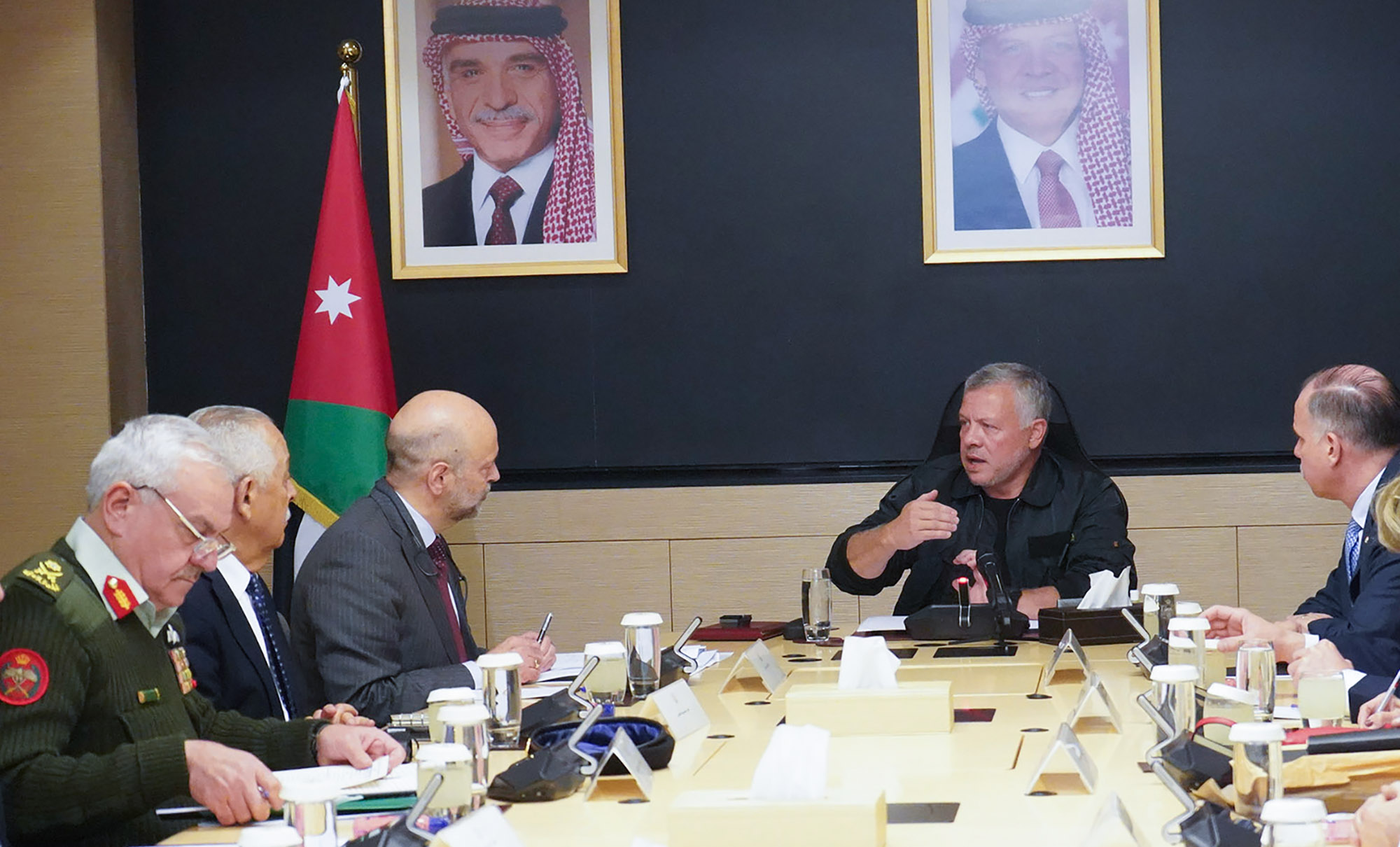 King, upon return to Jordan, chairs meeting on COVID-19 developments