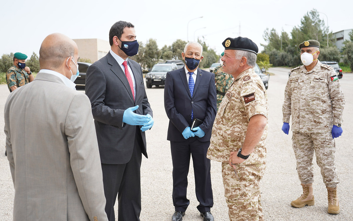 King visits Irbid grain silos, calls for maintaining strategic food reserves in Kingdom