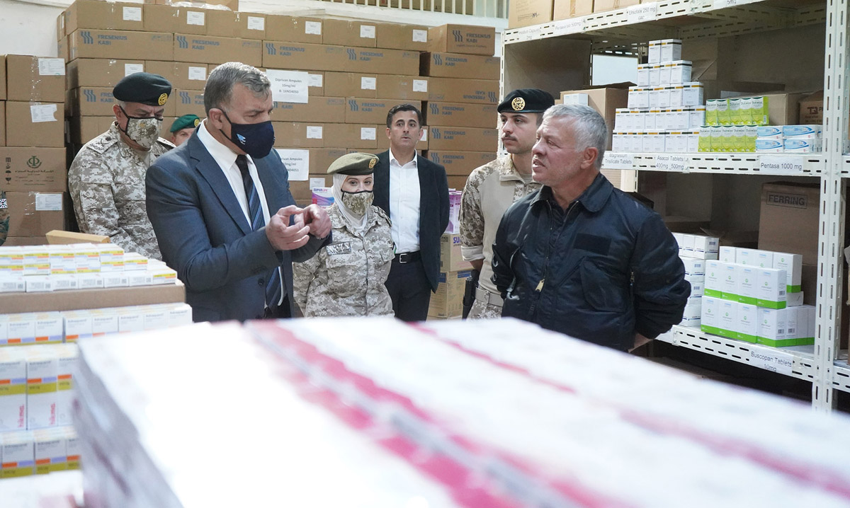 King calls for expanding local production of pharmaceuticals, medical supplies