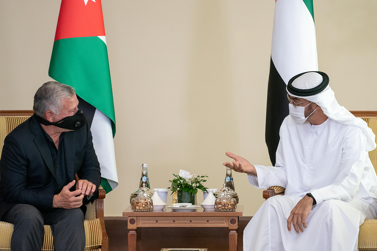 King, Abu Dhabi crown prince discuss Jordan-UAE ties, regional developments