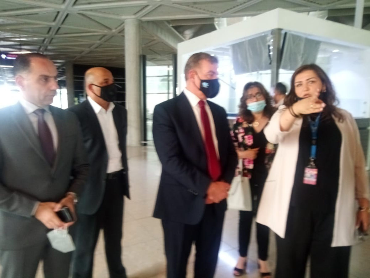 Health minister visits QAIA, checks on COVID-19 tests procedures