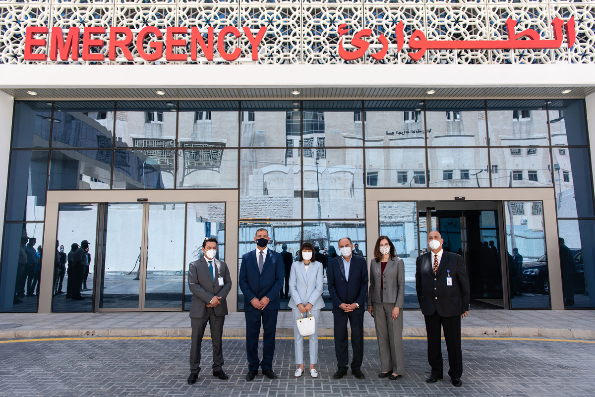 Ministers check on new Al-Bashir hospital emergency ward