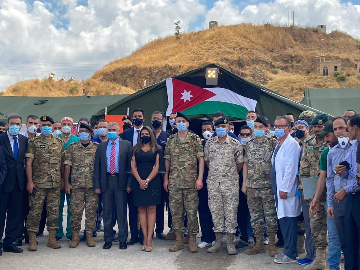 Jordan field hospital starts operations in Beirut