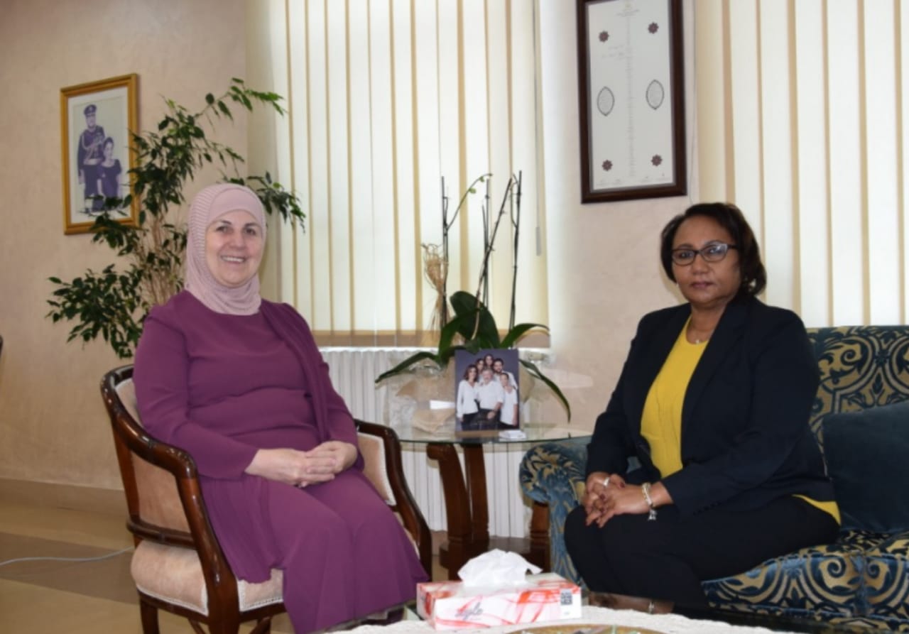 Social Development Minister meets UNFPA official