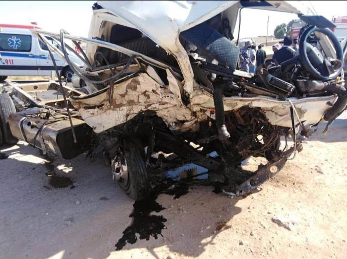 Two people killed, another injured in Mafraq road accident