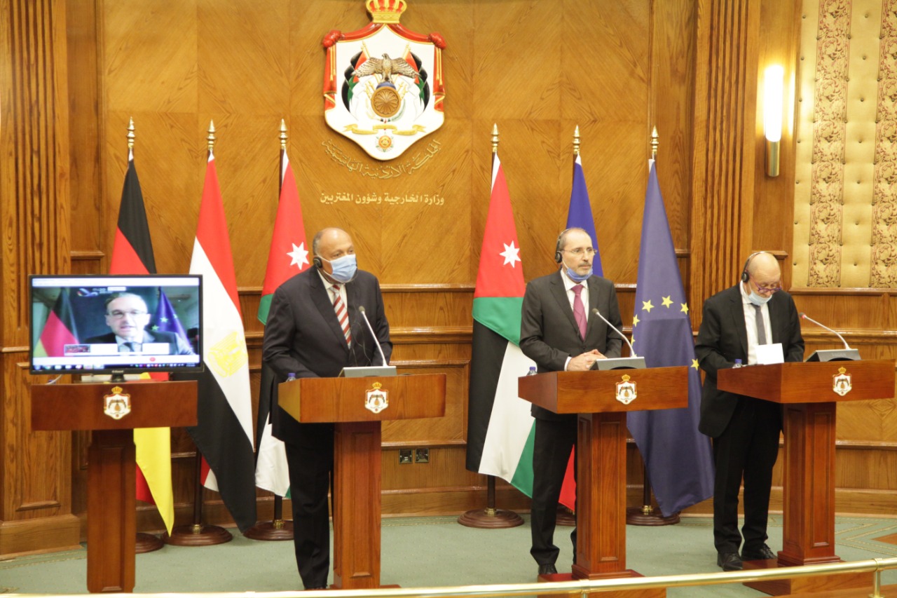 Amman coordination meeting to support the Middle East peace process concluded