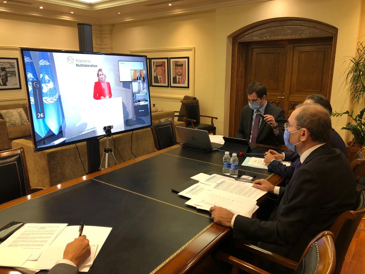 FM takes part in Alliance for Multilateralism meeting