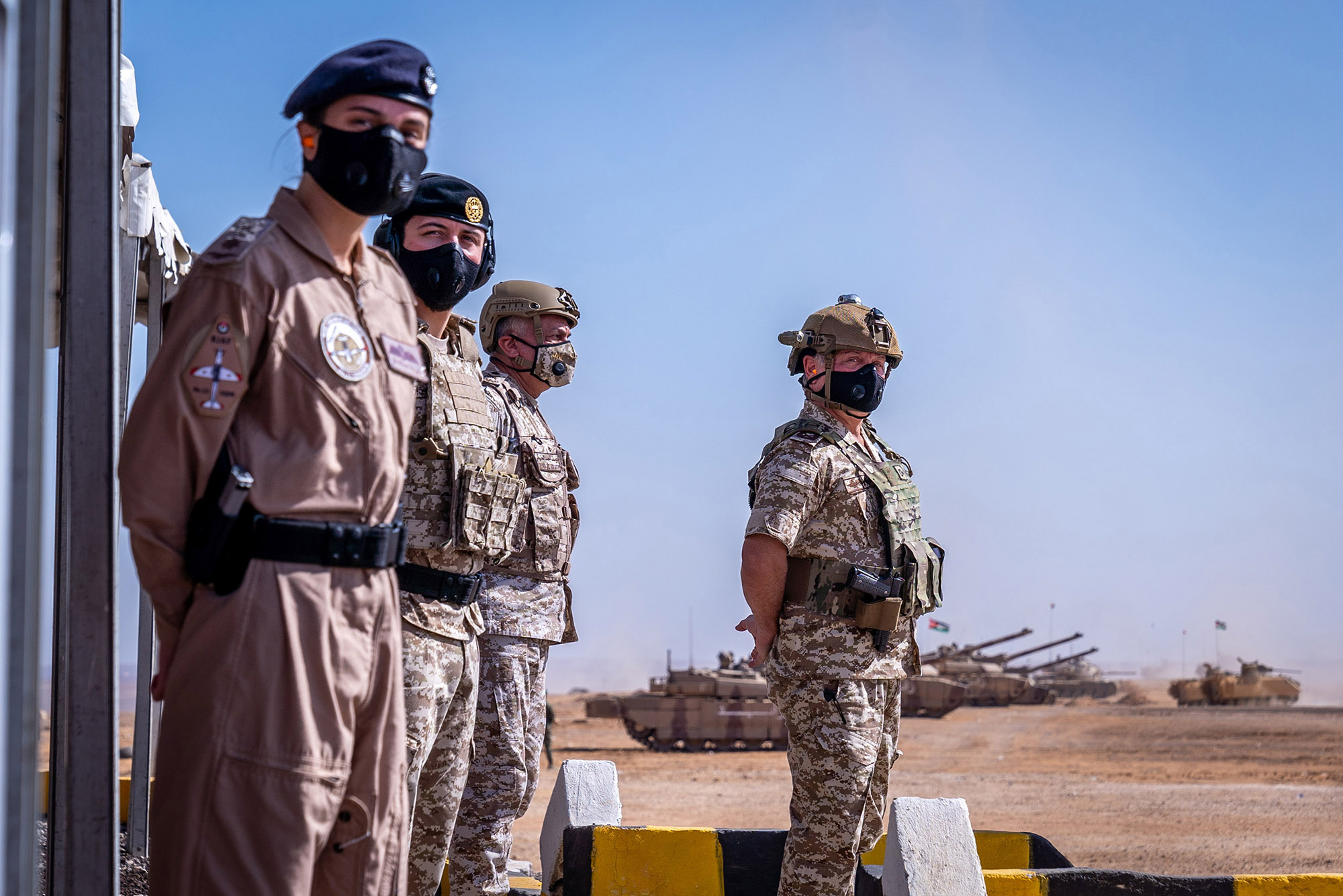 King attends tactical exercise in Eastern Military Region