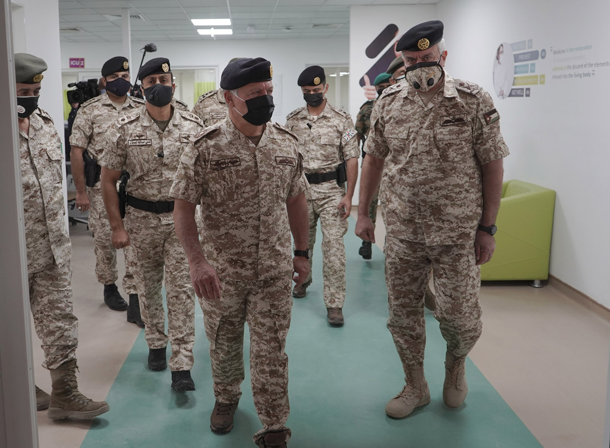 King inaugurates 300-bed military field hospital for COVID-19 patients