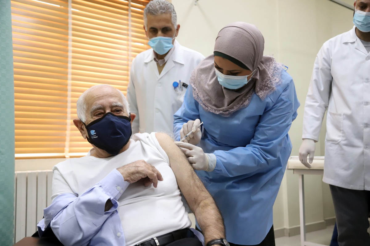 Veteran cardiologist, Daoud Hanania, first recipient of COVID vaccine