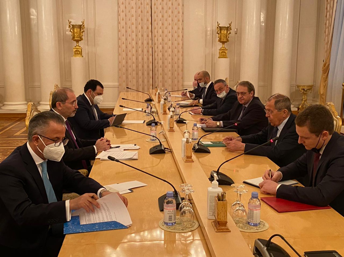 Jordan FM, Russian counterpart talk cooperation, regional developments