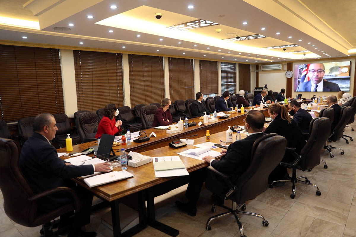 Planning minister, UK Minister for Middle East co-chair meeting on 2019 London Initiative