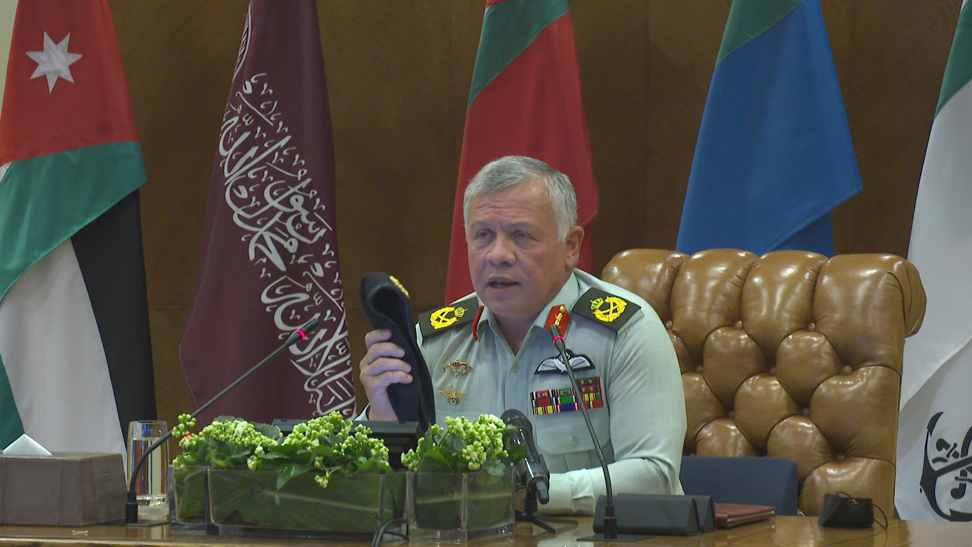 King pays tribute to all who have served in Arab Army since state’s founding