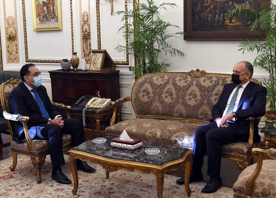 Jordanian ambassador in Cairo meets Egyptian PM