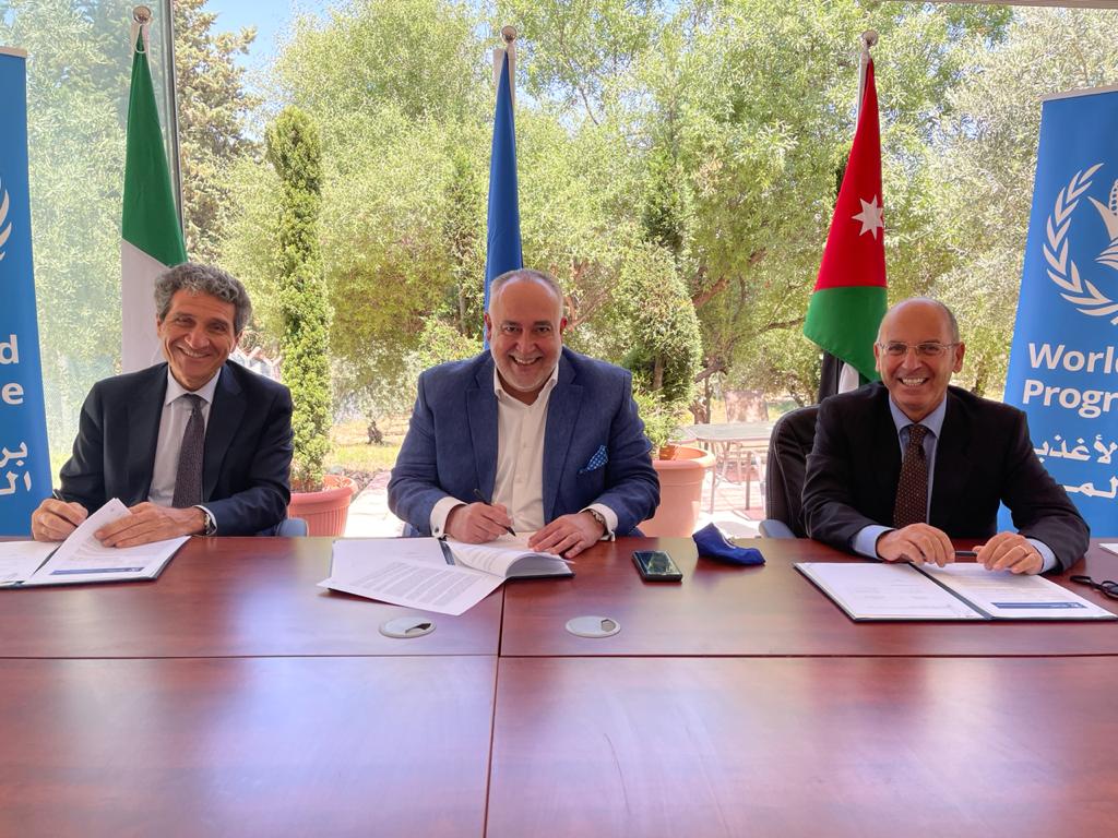 Italy's AICS, WFP sign agreement to support school feeding program in Jordan