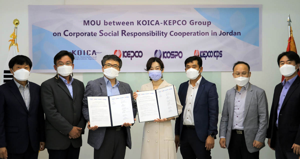 Korean power plant companies participate in Jordan's sustainable development