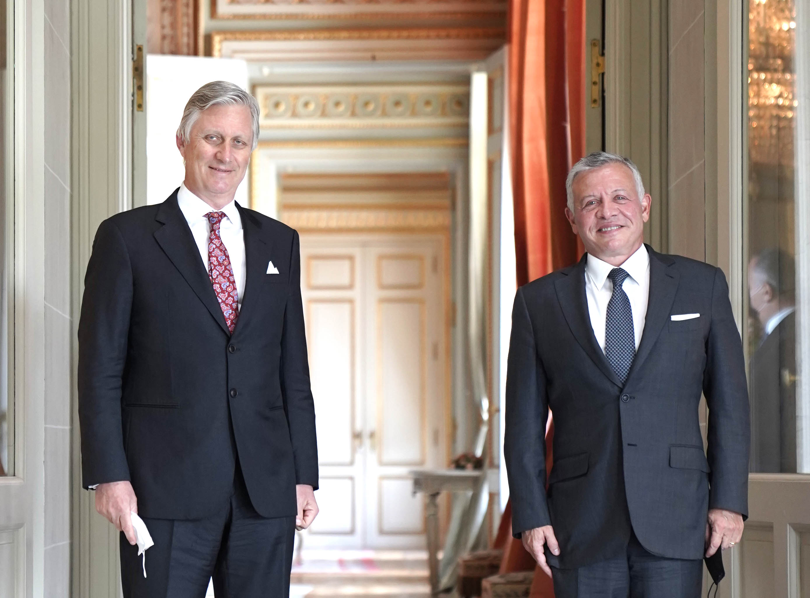 King meets Belgian monarch