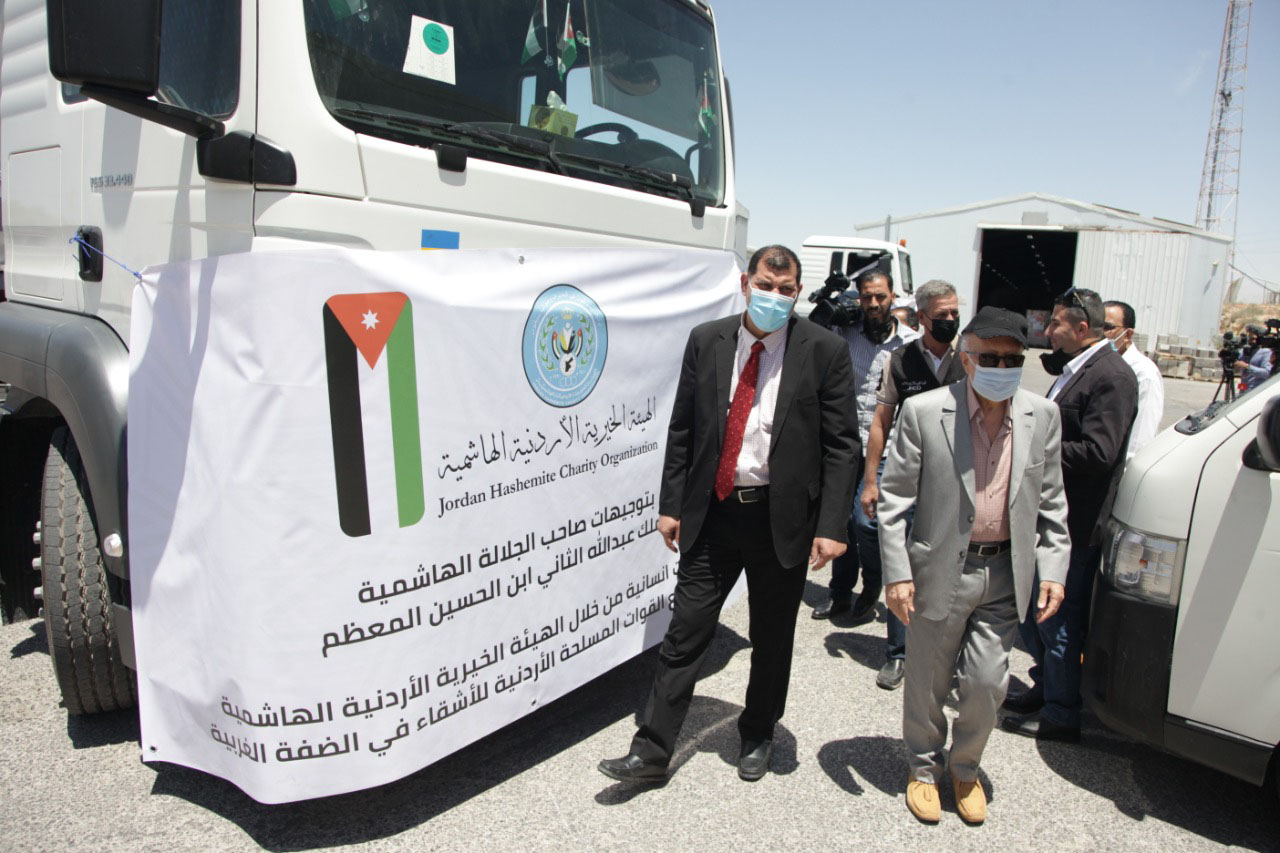 JHCO delivers aid convoy to Palestine