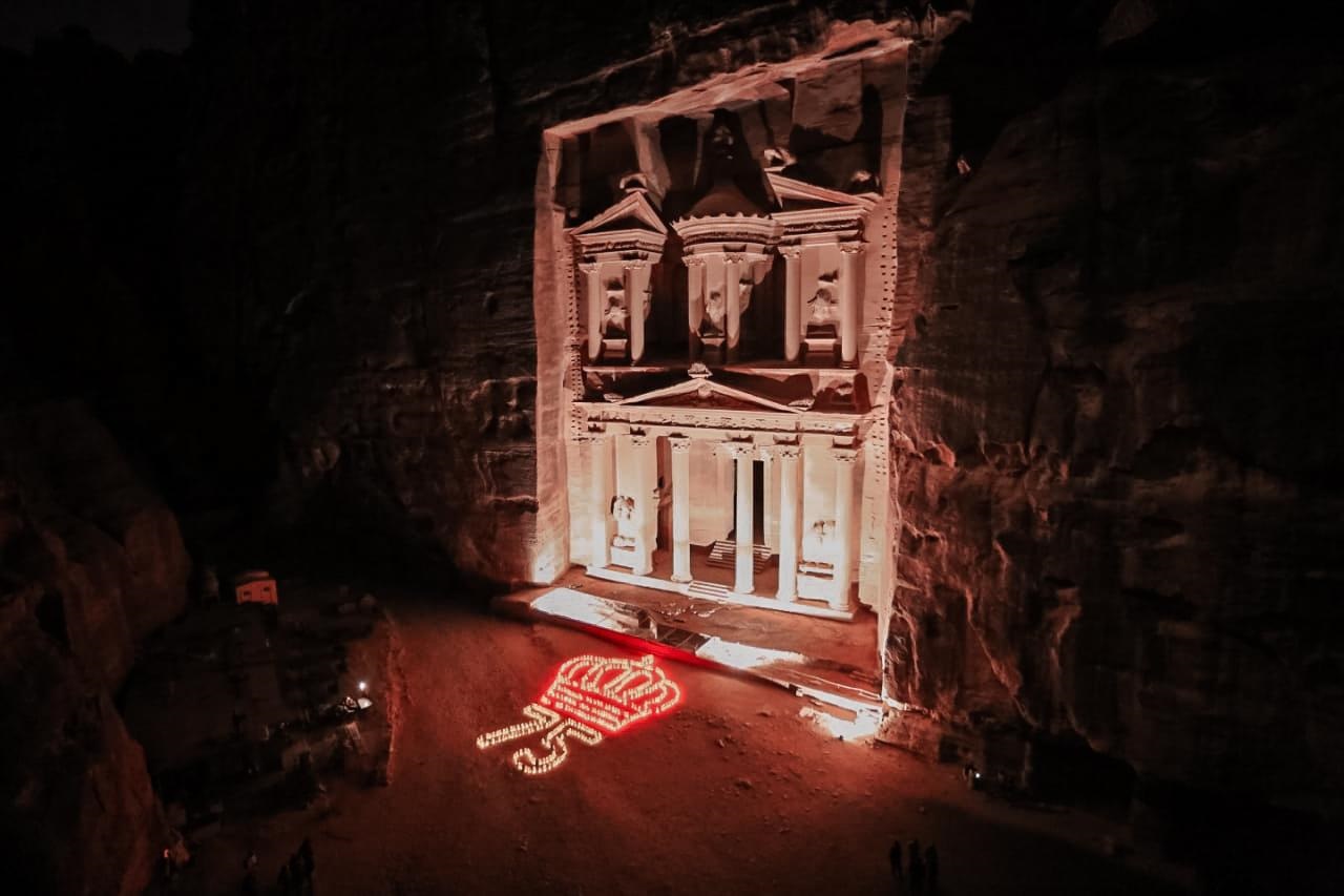 Candle-lit Red Rose city celebrates Jordan's 75th Independence Day