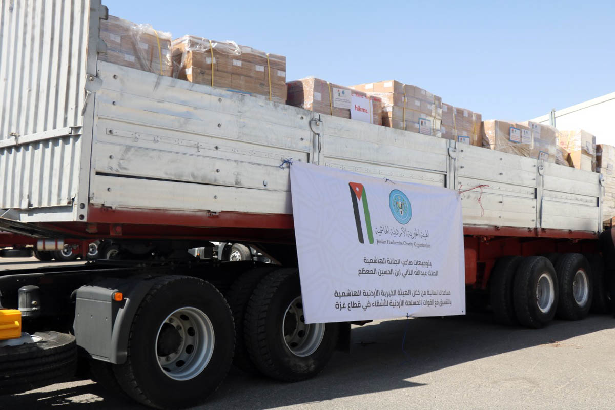 JHCO dispatches aid convoy to Gaza