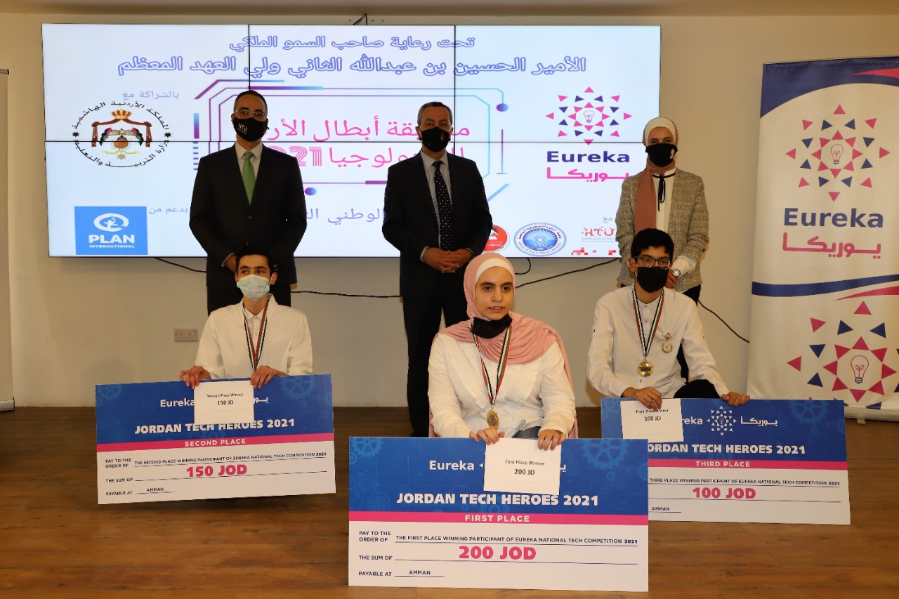 Deputizing for Crown Prince, Education Minister attends 2021 Jordan Technology Champions ceremony