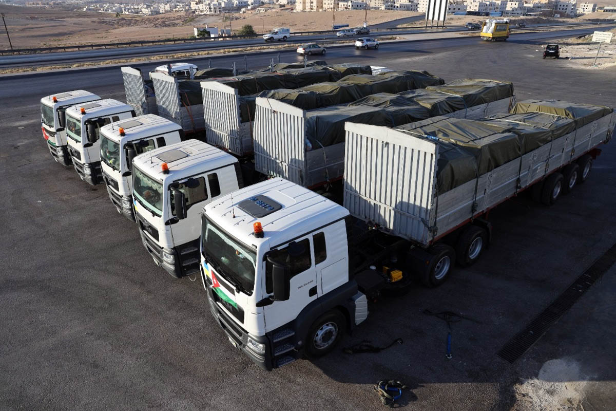 JHCO dispatches aid convoy to Gaza