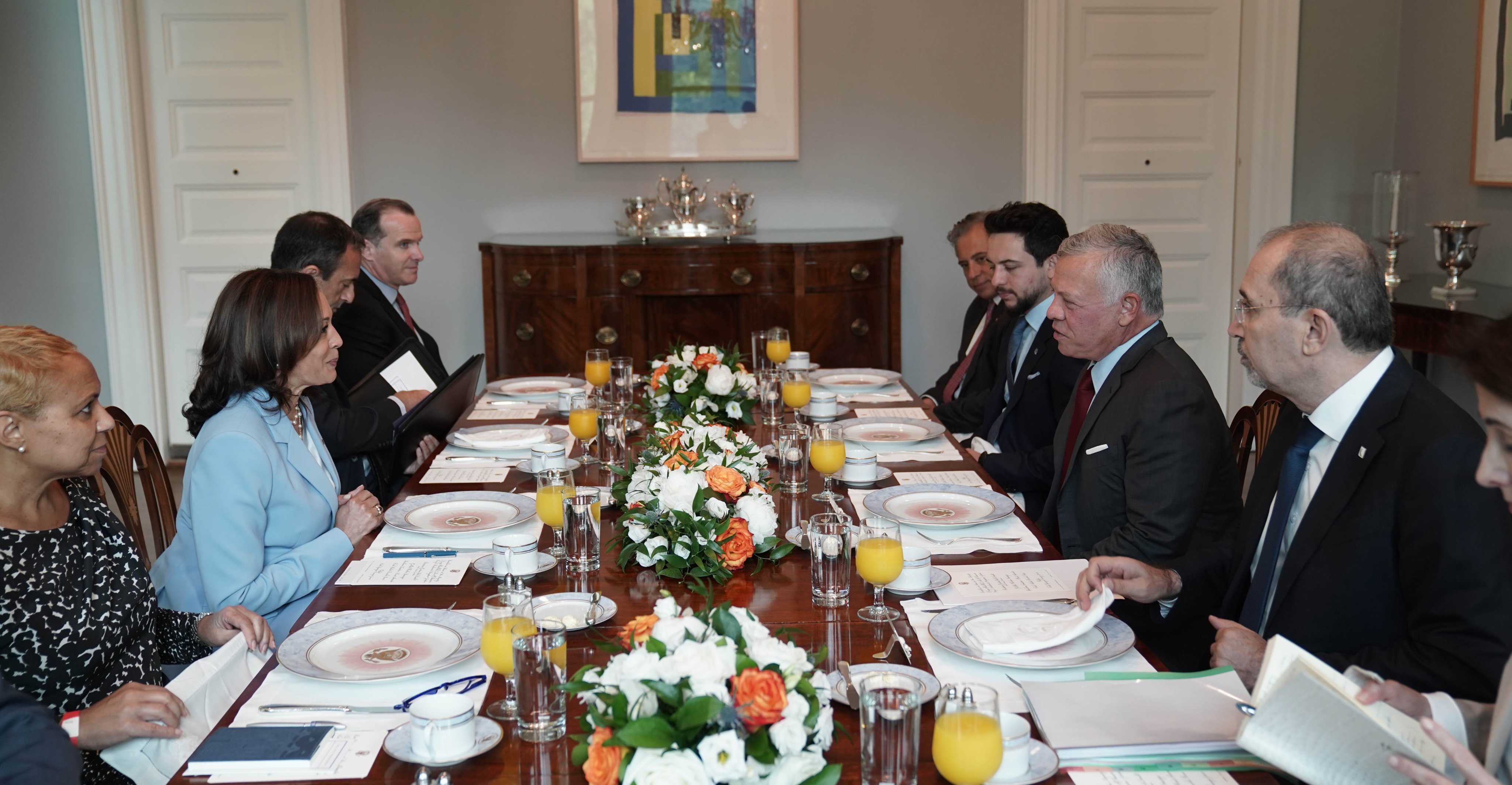 King, U.S. VP discuss Jordan-U.S. strategic partnership