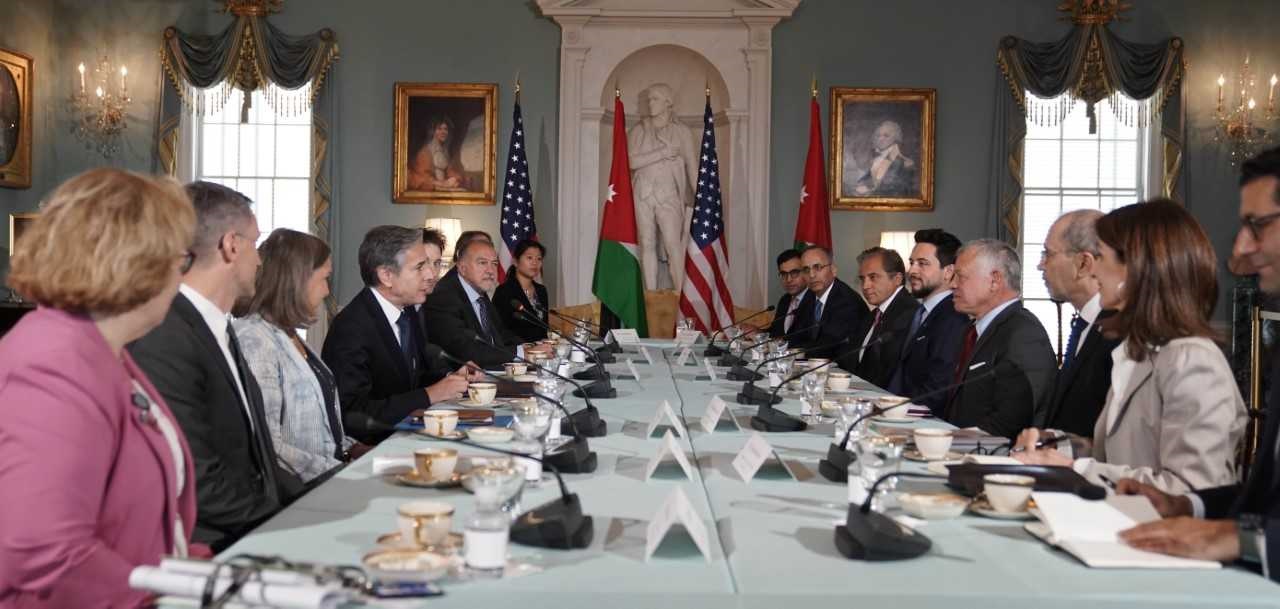 King underlines Jordan-U.S. mutual agreement on Mideast challenges