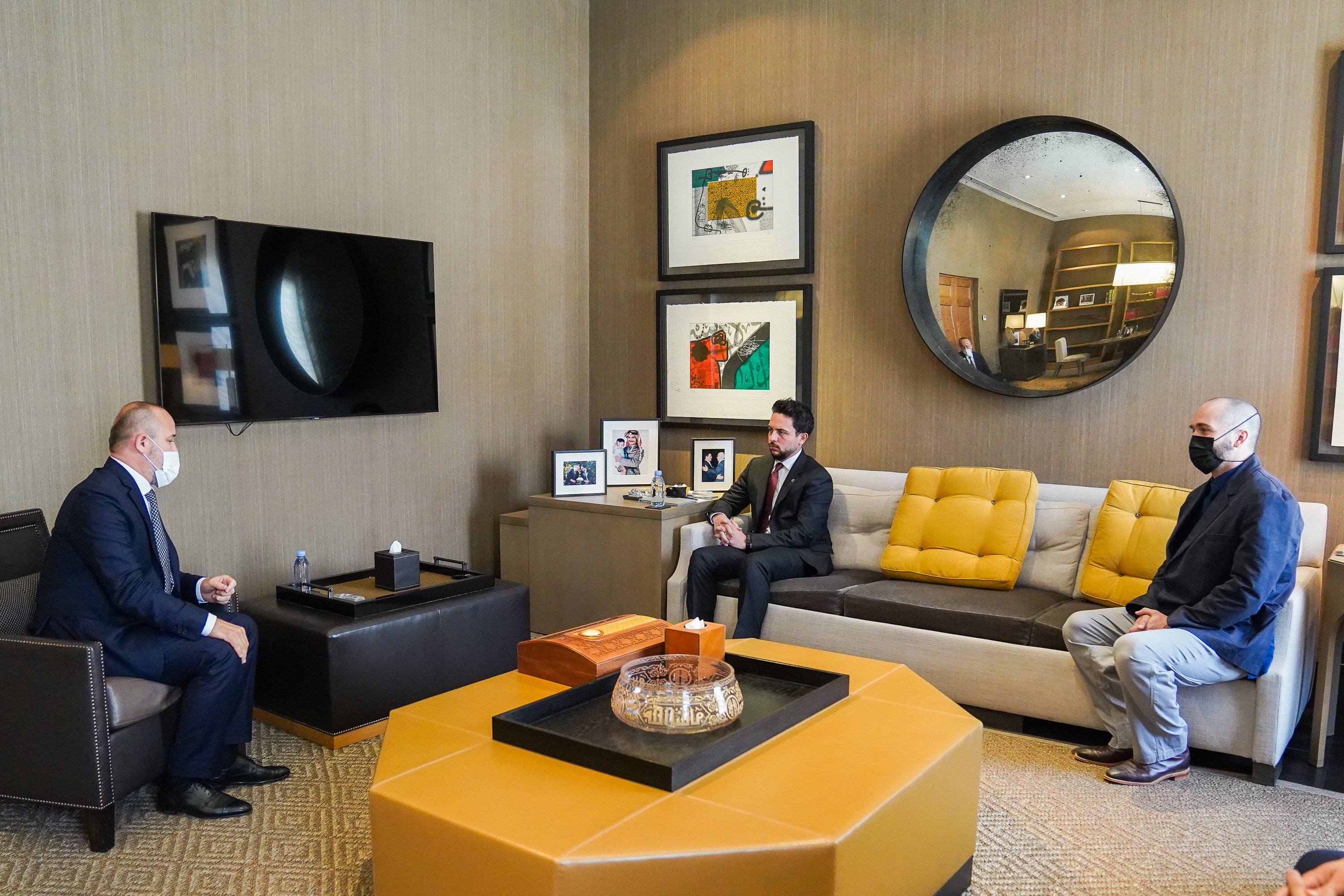 Deputising for King, Crown Prince receives letter from Chechen leader