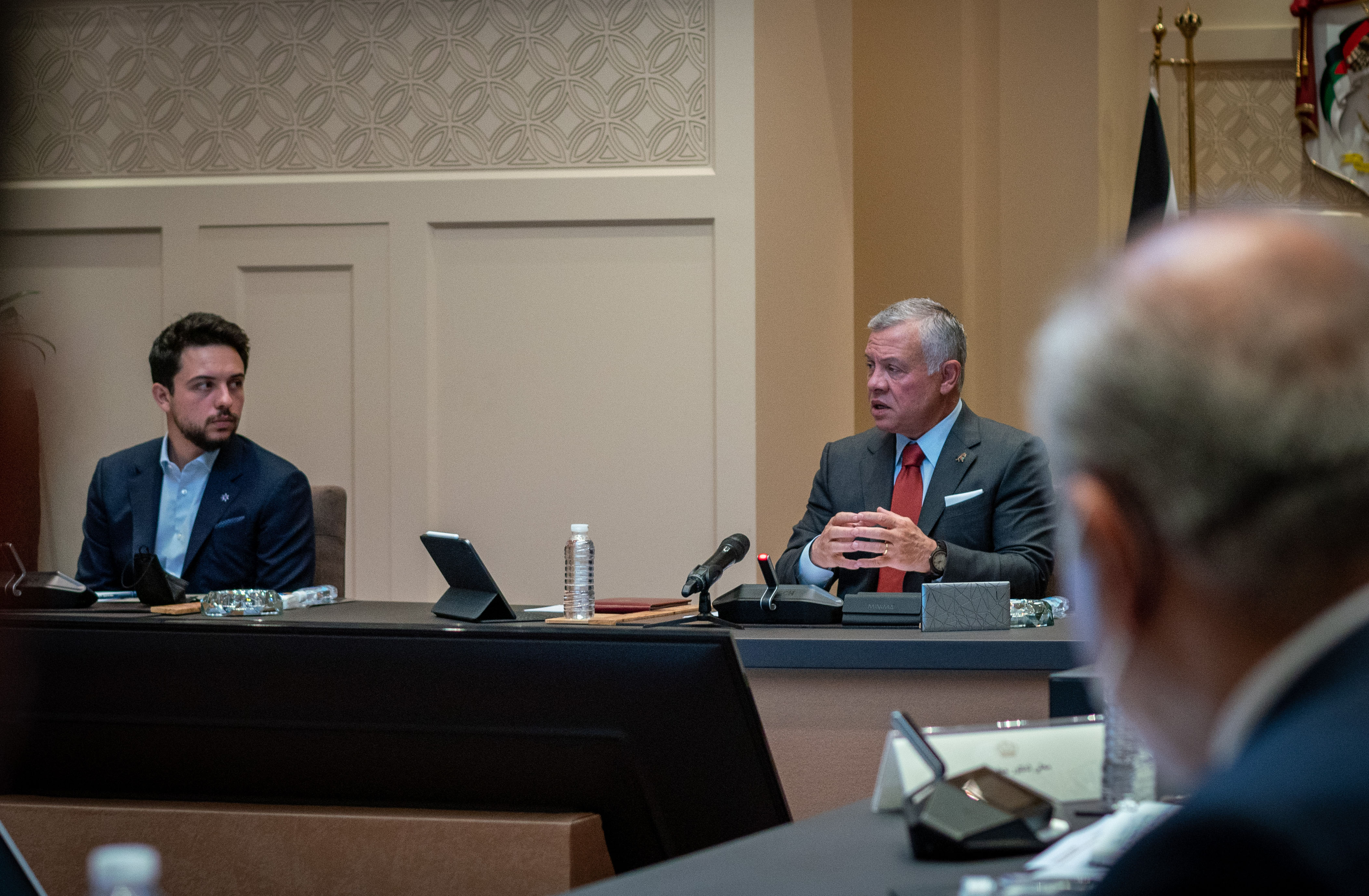 King checks on government measures to reopen education sector