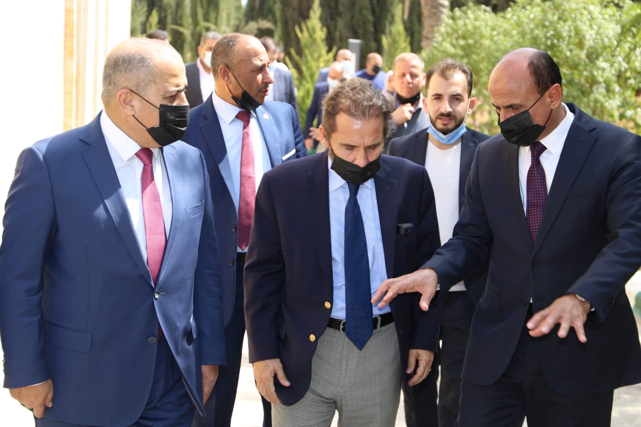 Prince Mired checks on access requirements for persons with disabilities in Irbid