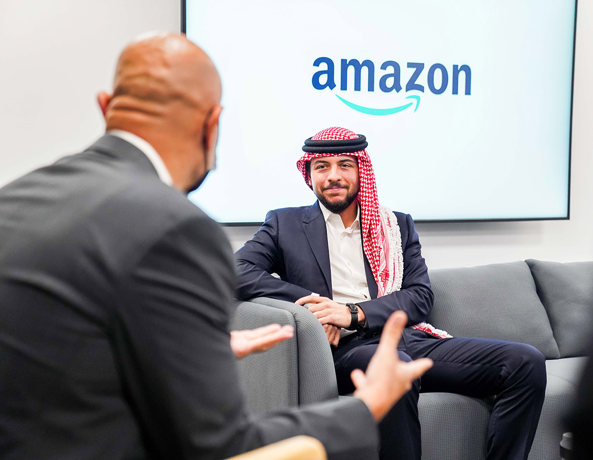 Crown Prince inaugurates Amazon’s new office in Amman
