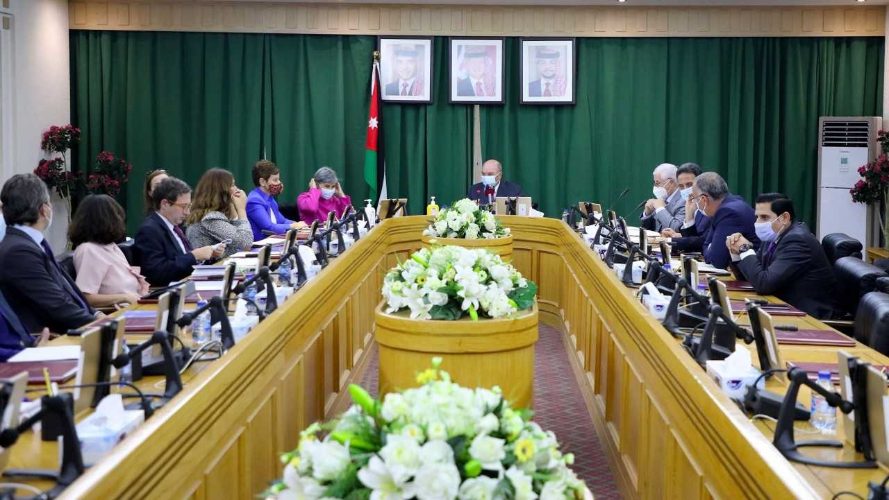 Senate president meets DMAS chair over strengthening Jordan-EU relations