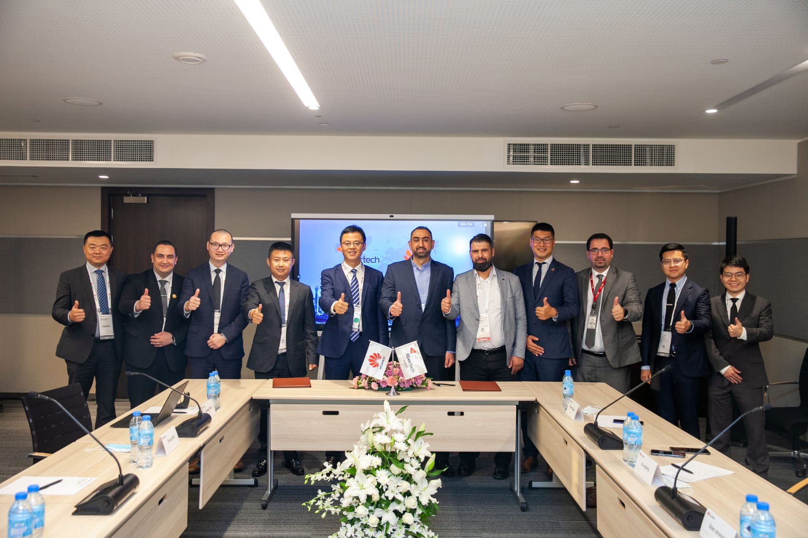 Huawei, Jordan's FiberTech sign MoU
