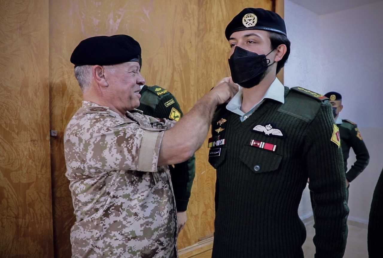 Royal Decree promotes Crown Prince to rank of captain in JAF