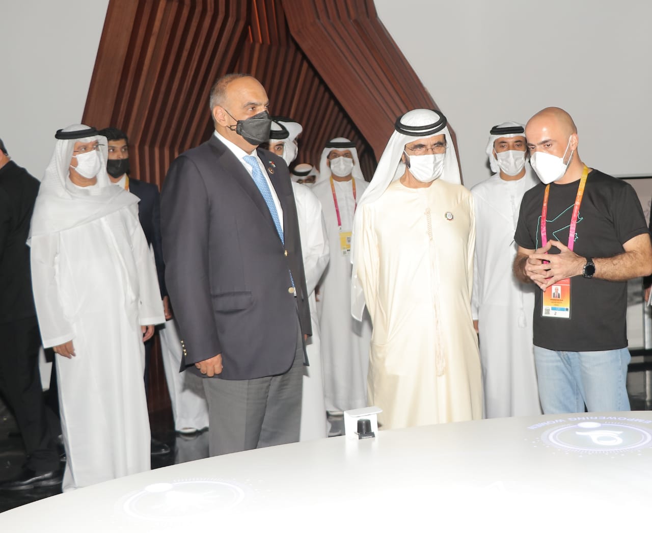 Sheikh Mohammad bin Rashid visits Jordan &amp;quotDubai 2020 Expo" pavilion