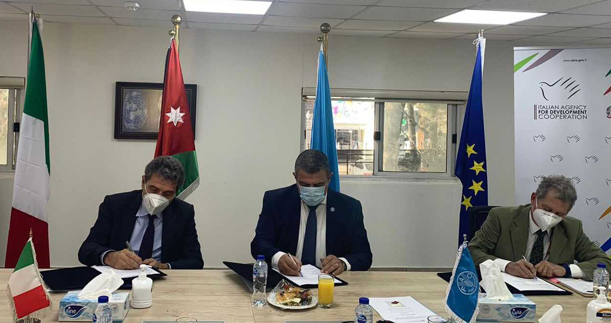 Italy, FAO join forces to strengthen resilience of Jordan's vulnerable communities