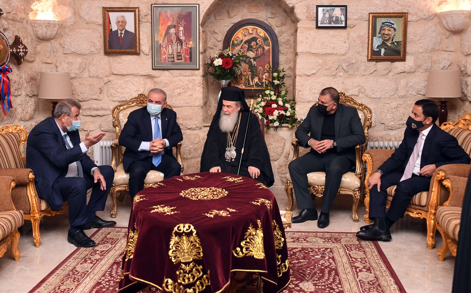 Interior minister attends Bethlehem Christmas Midnight Mass