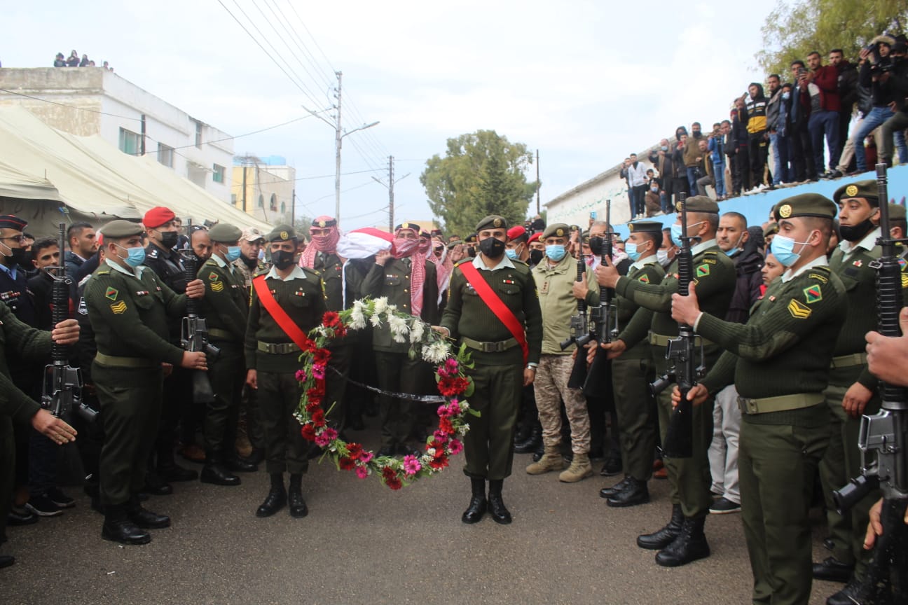 JAF holds military funeral for martyr Captain Muhammad Yassin Khdeirat