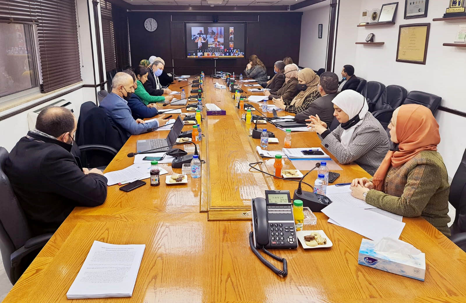JFDZG partakes in meetings of Jordanian-Tunisian Technical Committee