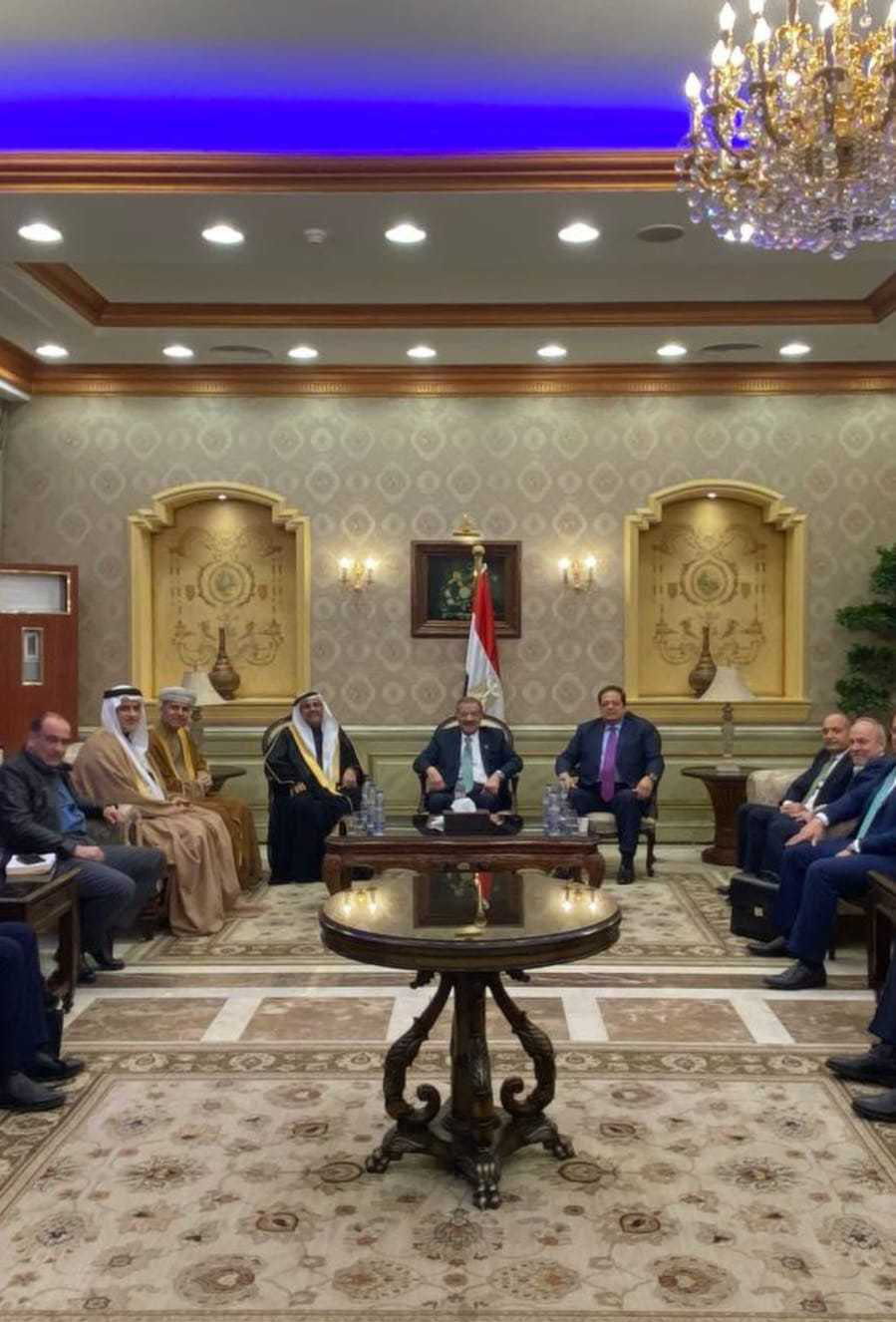 House Speaker receives in Cairo President of Algerian People's National Assembly