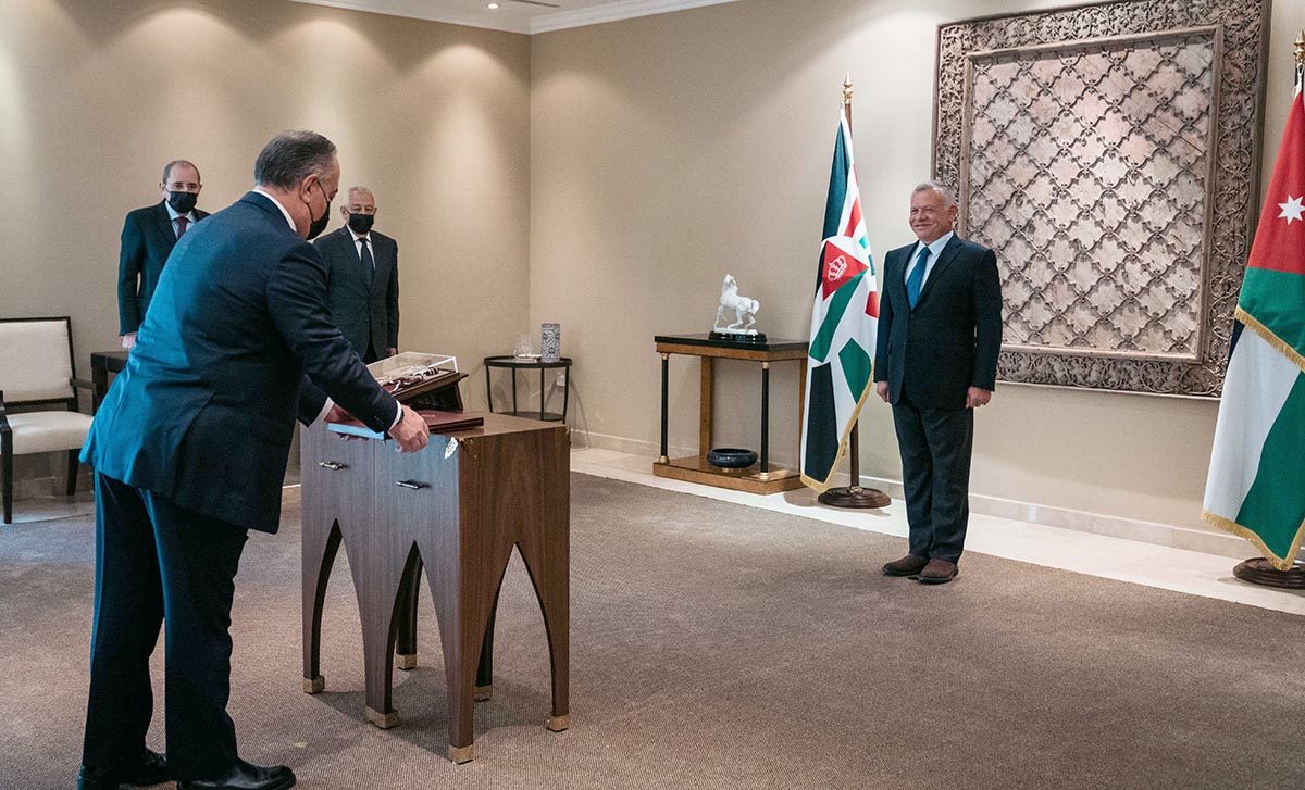 King swears in two new ambassadors