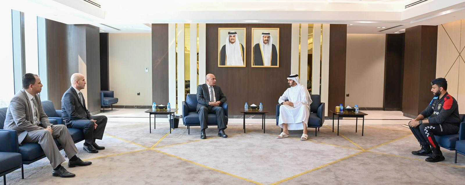 الدوحة: الطبيشات يبحث التعاون مع قائد عمليات أمن بطولة كأس العالم