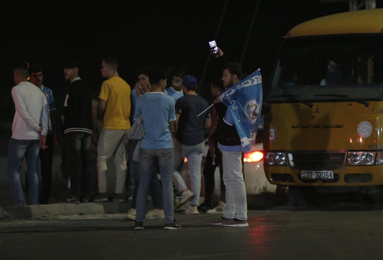 جماهير الفيصلي تحتفل بلقب الدوري