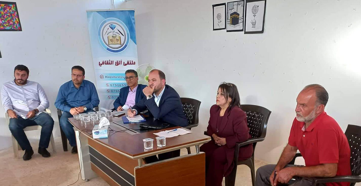 ألق الثقافي ينظم لقاءً مع رئيس بلدية الرمثا حول احتياجات المدينة