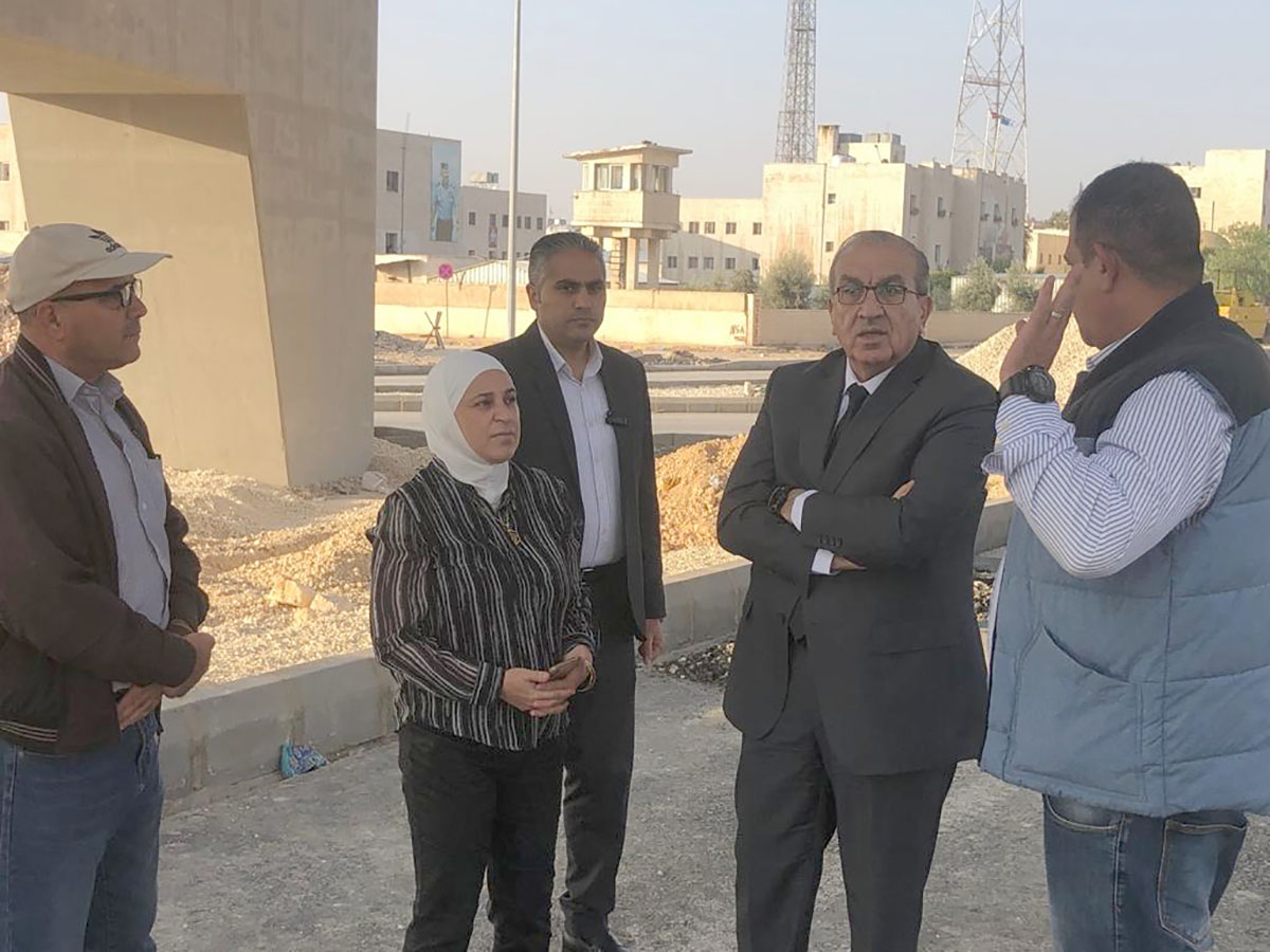 وزير الأشغال يؤكد ضرورة استكمال الاعمال في تقاطع الإرسال قبل نهاية العام