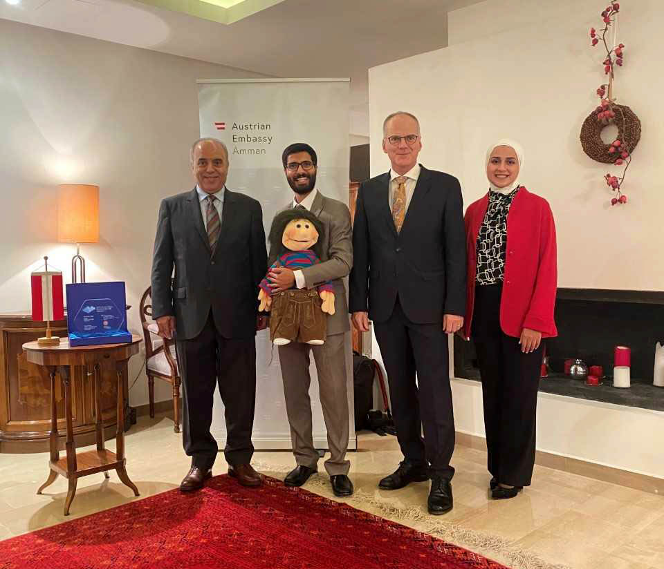 السفير النمساوي يكرم منظمة أردنية لحصولها على جائزة الإنجاز بين الثقافات